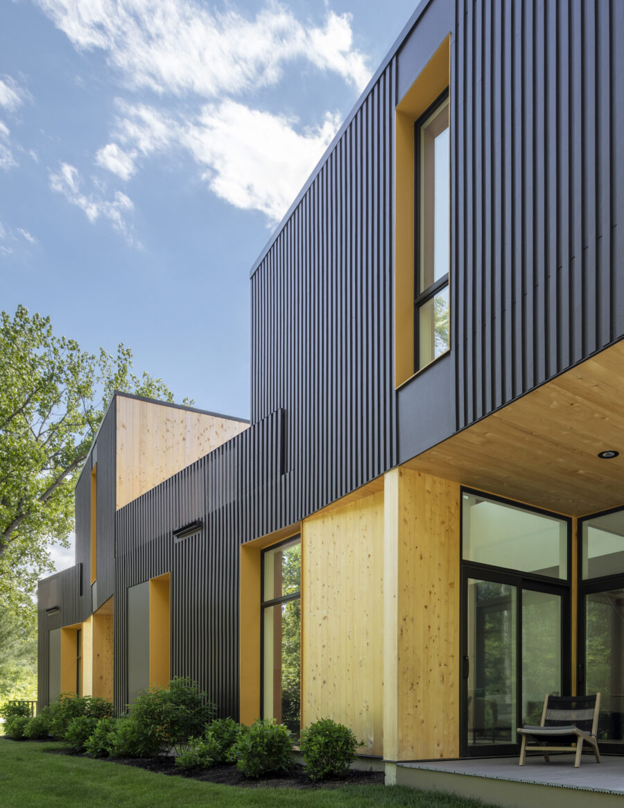 hardie board batten cedar recessed patio