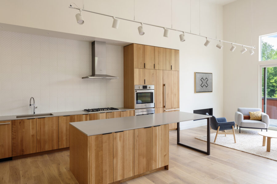 kitchen island living room