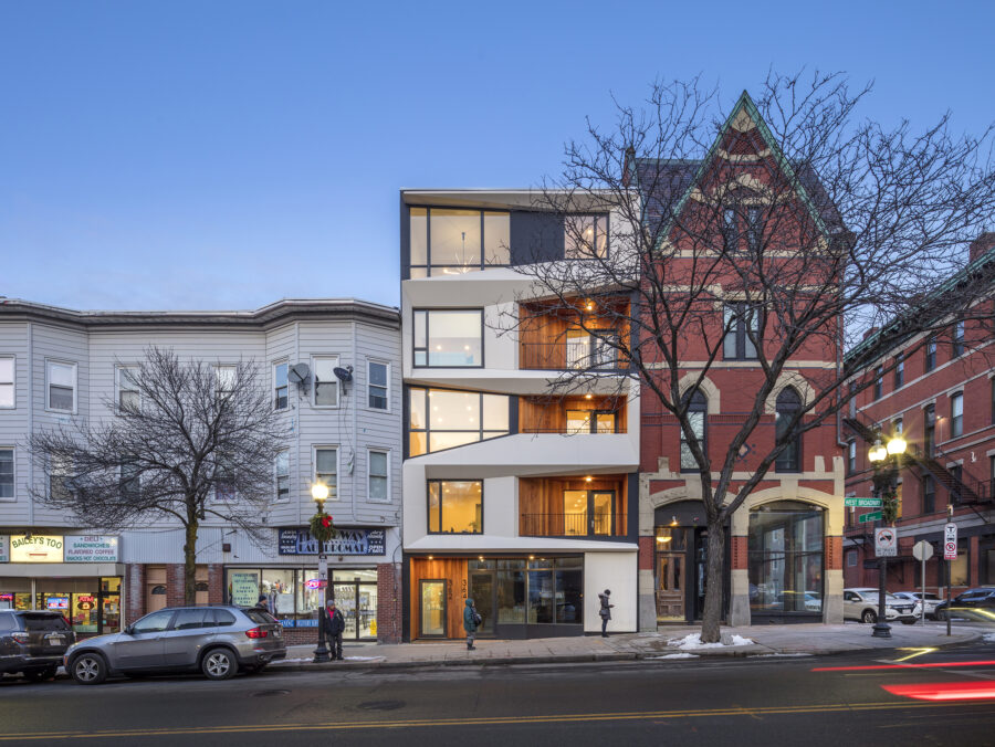 GFRC facade infill elevation south boston