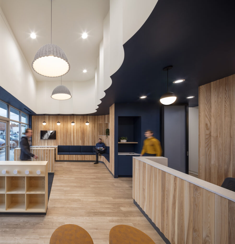 cove moulding wall cladding scallops muuto pendant lights