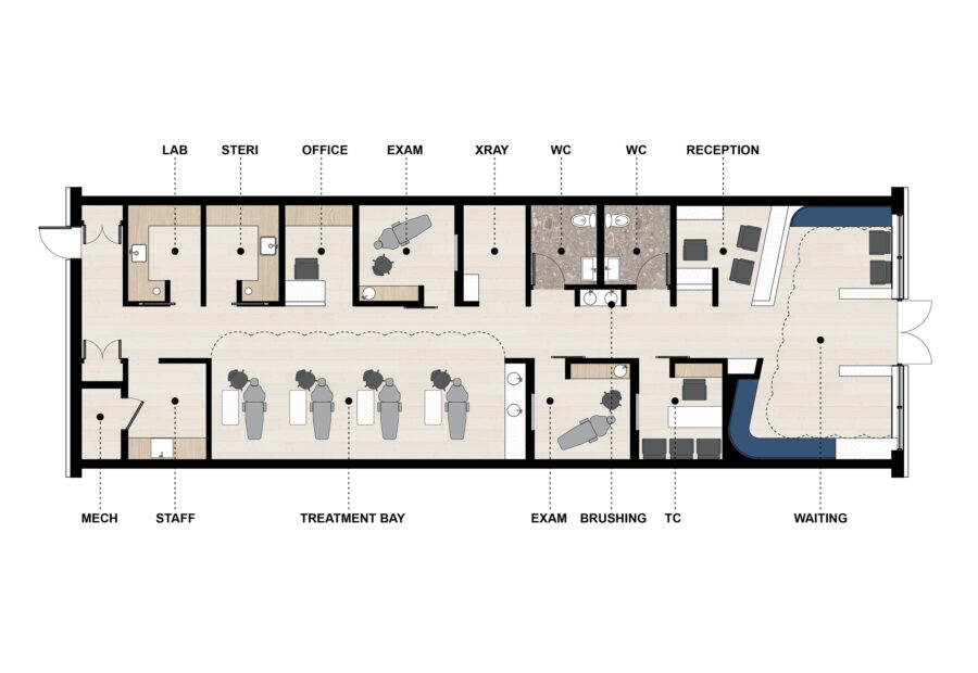 floor plan orthodontist office