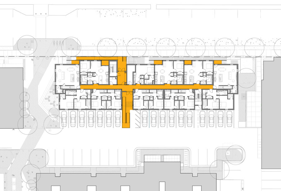 City modern detroit brush park context plan
