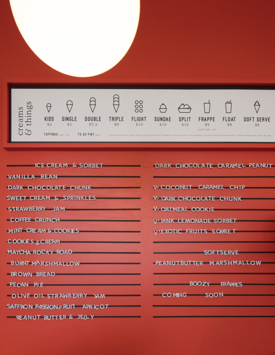 ice cream menu icons