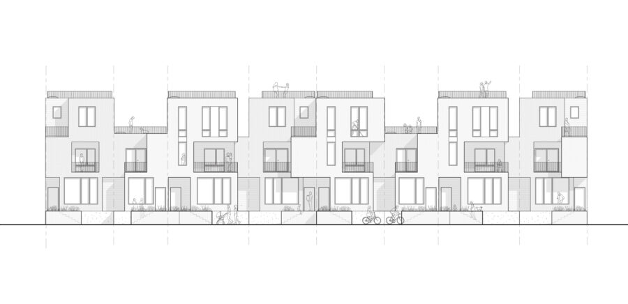 elevation linework shifting volumes