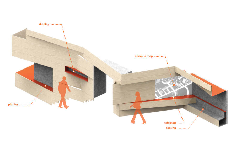 axon diagram angled wall panels