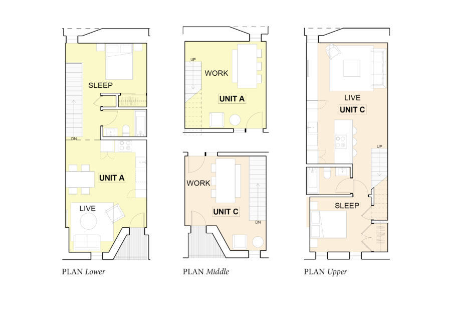 floor plan maisonette units