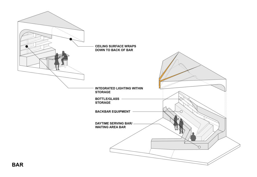 fractured ceiling axon diagram bar