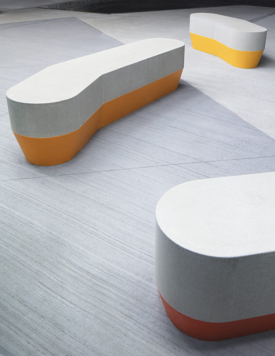 custom bollard seating