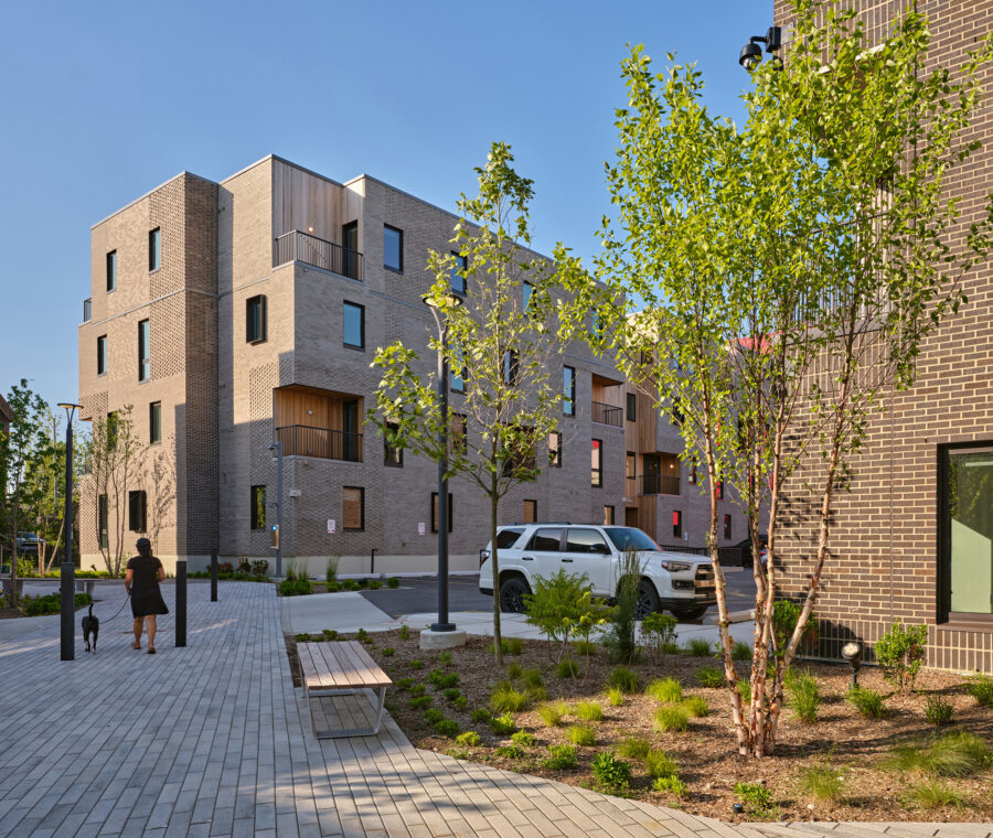 City modern brush park mews landscape connection
