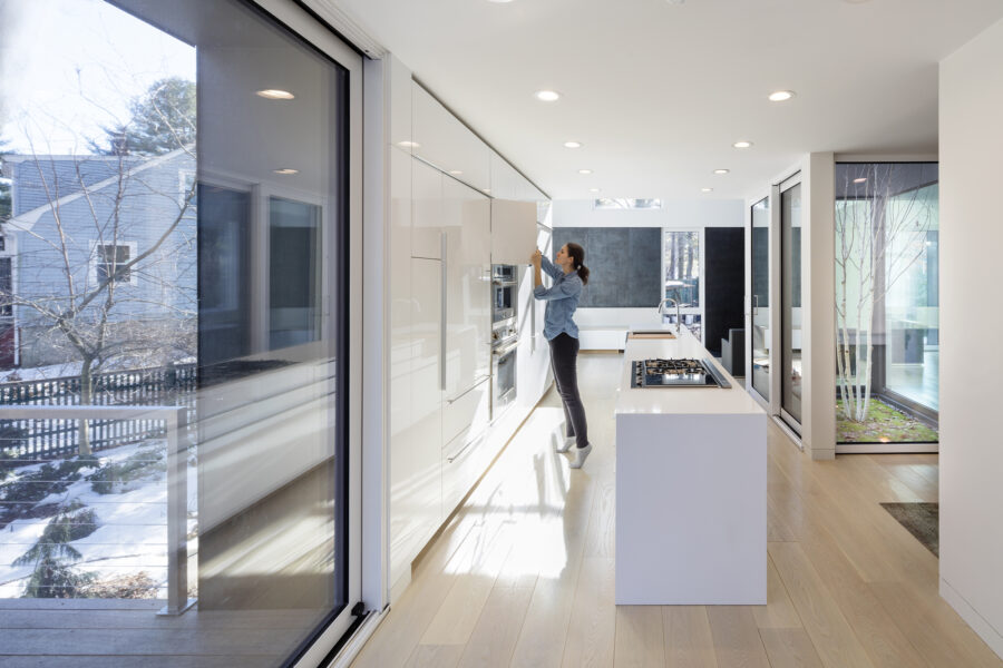 kitchen island tree courtyard