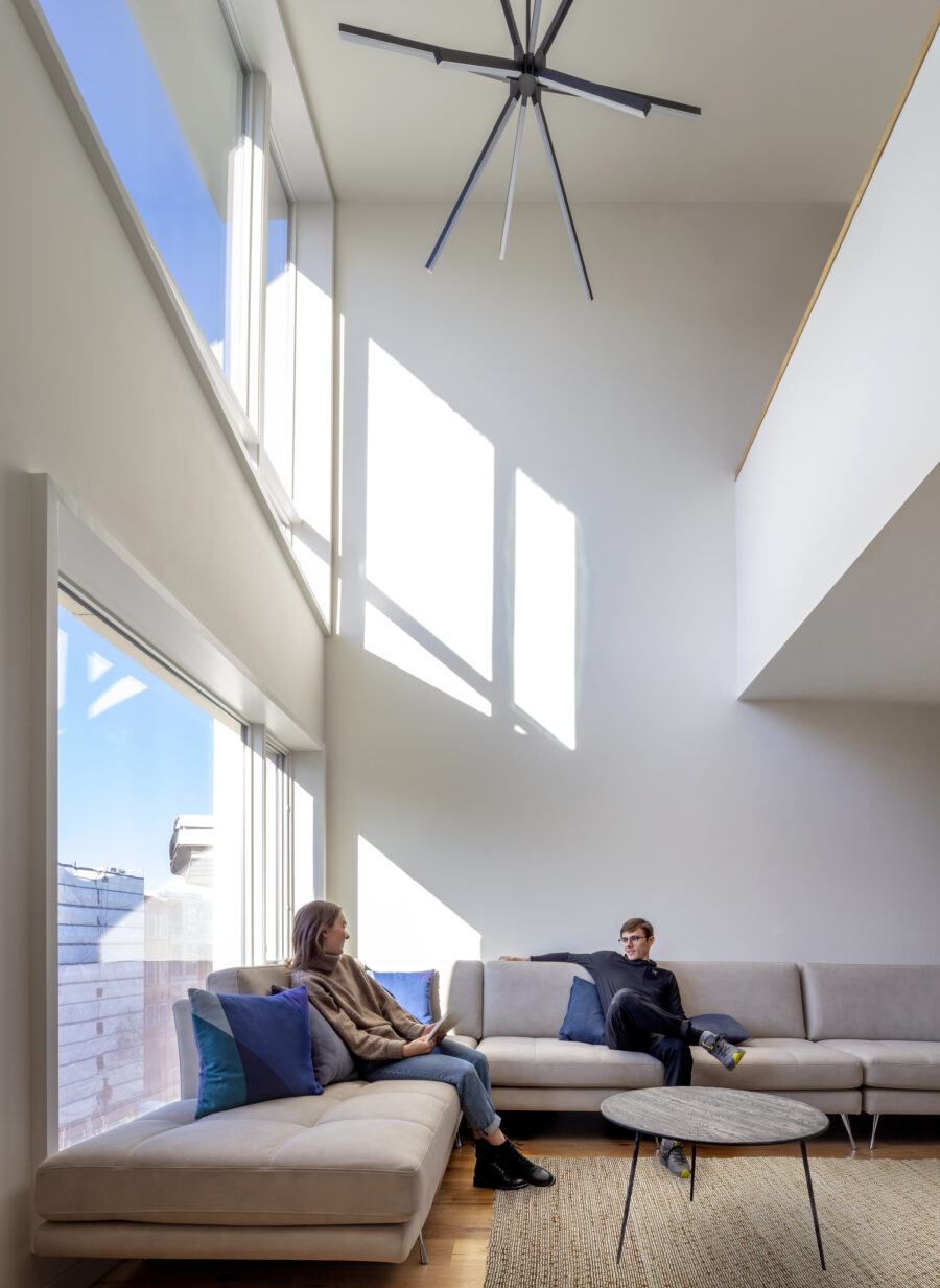 living room double height