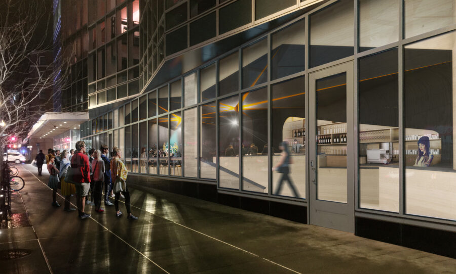 bar music venue storefront boston