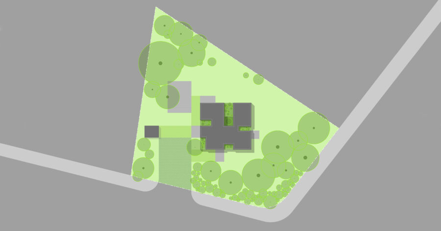 site plan recessed gardens lexington