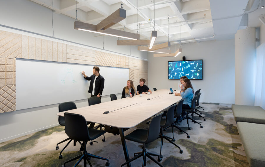 meeting room ege carpet baux wall panels