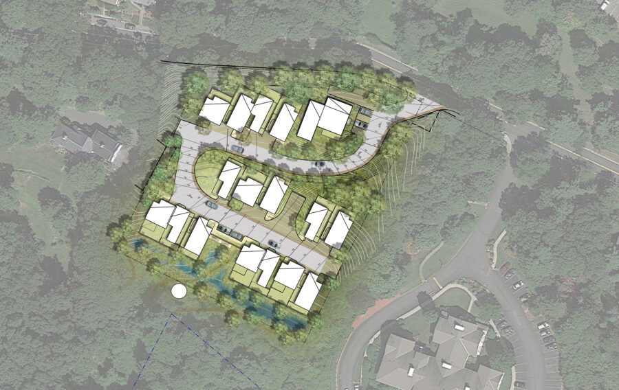 site plan net zero neighborhood west roxbury