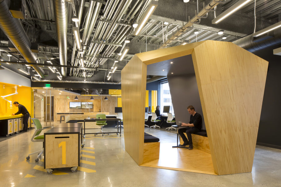 radiatta pine meeting pod lab space