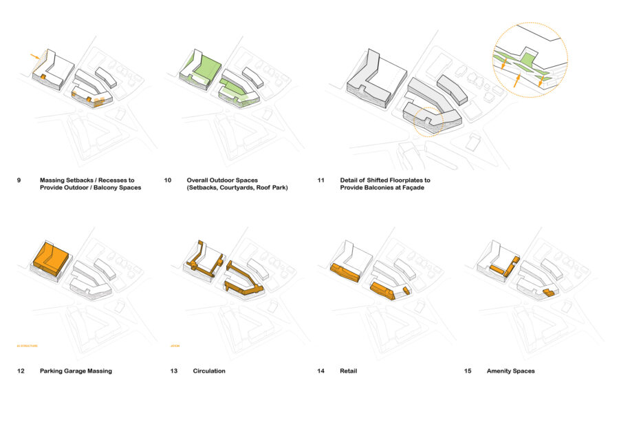 massing axon diagrams