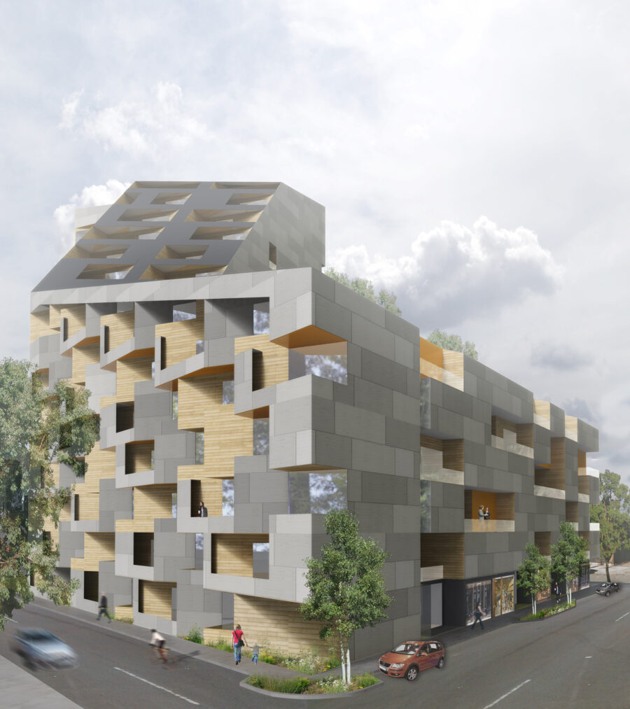 street view rendering private balconies