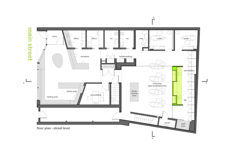 floor plan orthodontic office