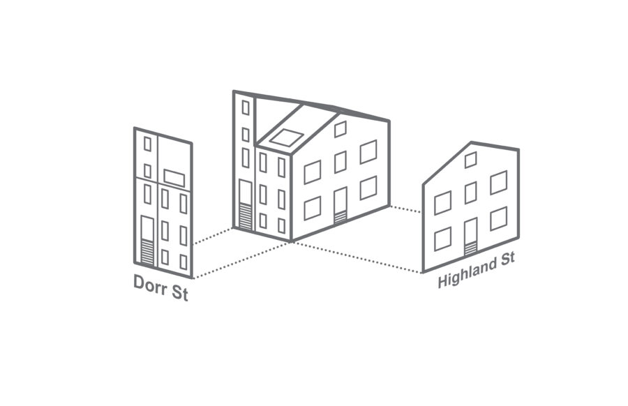 concept diagram townhouses single family