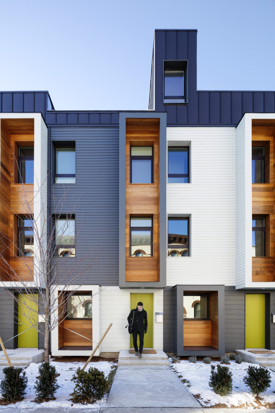 roxbury townhouses net zero window bays