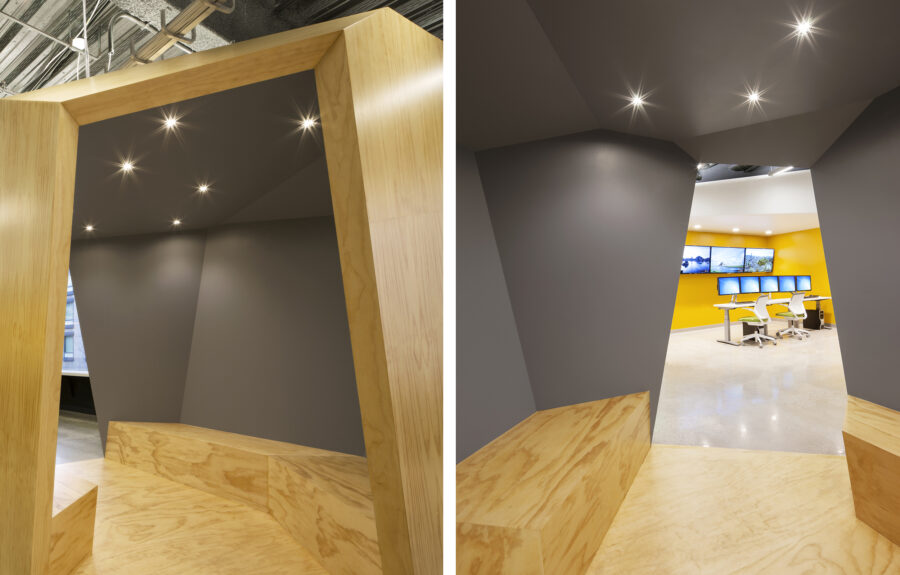 radiata pine meeting pod