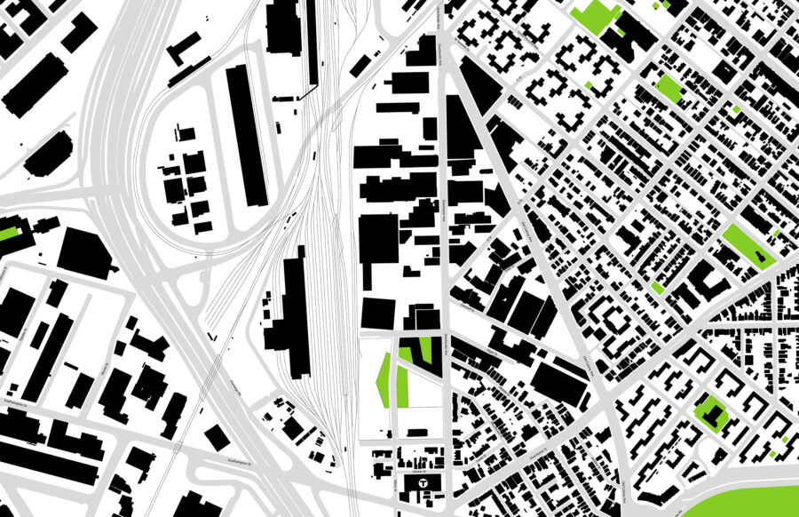 urban courtyard diagram