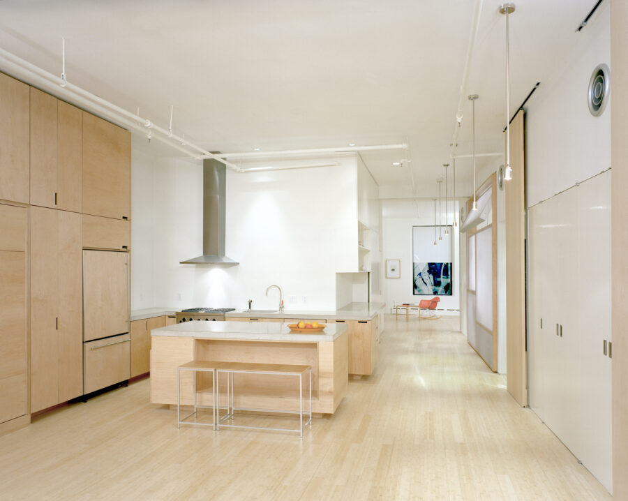 plywood millwork kitchen