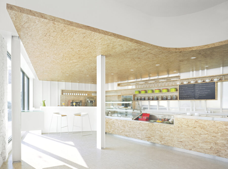 osb canopy polycarbonate serving counter