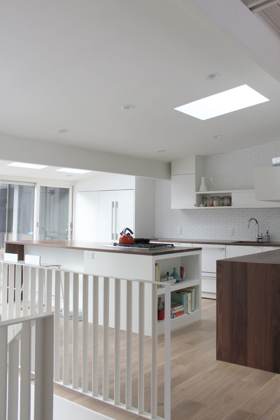 kitchen custom stair railing