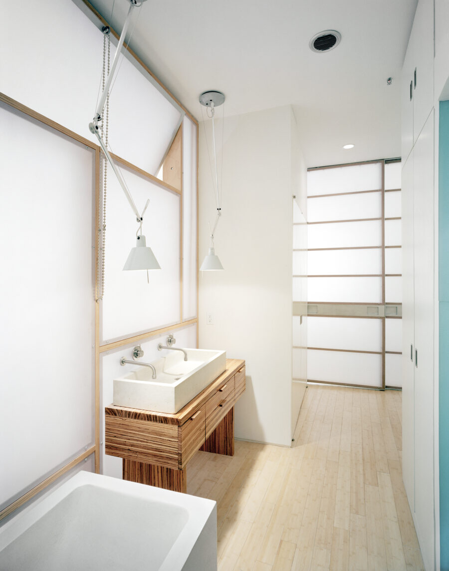 translucent wall panels bathroom