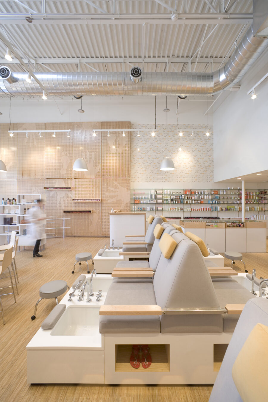 custom pedicure station