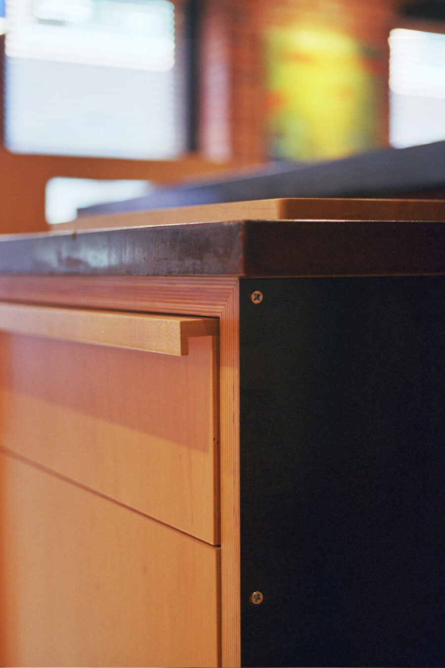 custom steel wood kitchen millwork