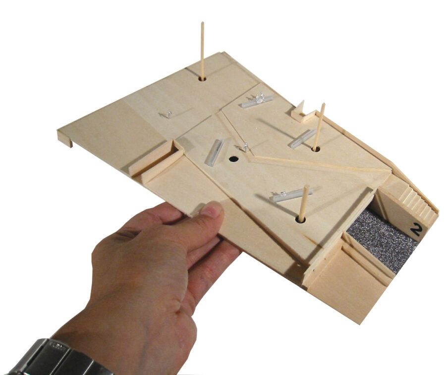 park with below grade parking model photo