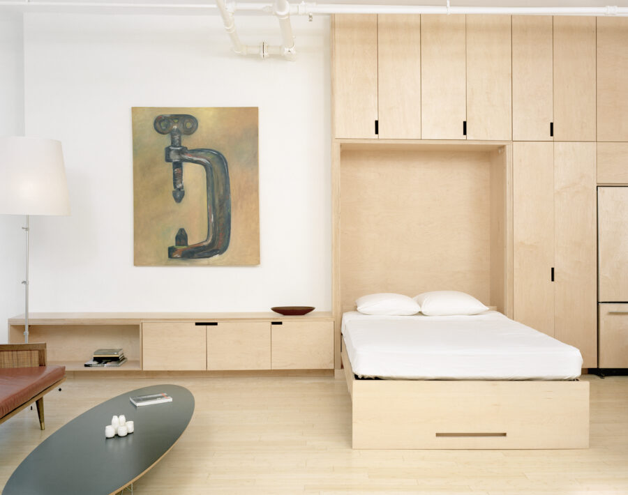 plywood millwork murphy bed