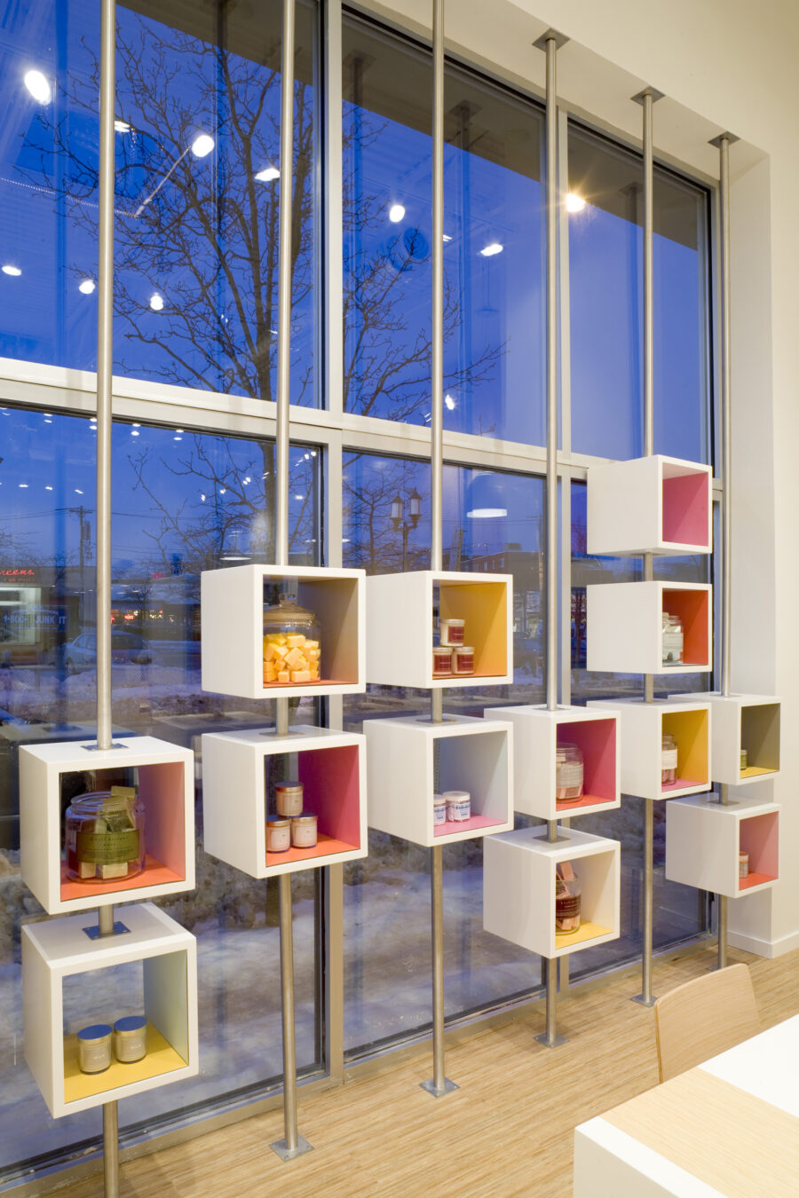 storage boxes storefront