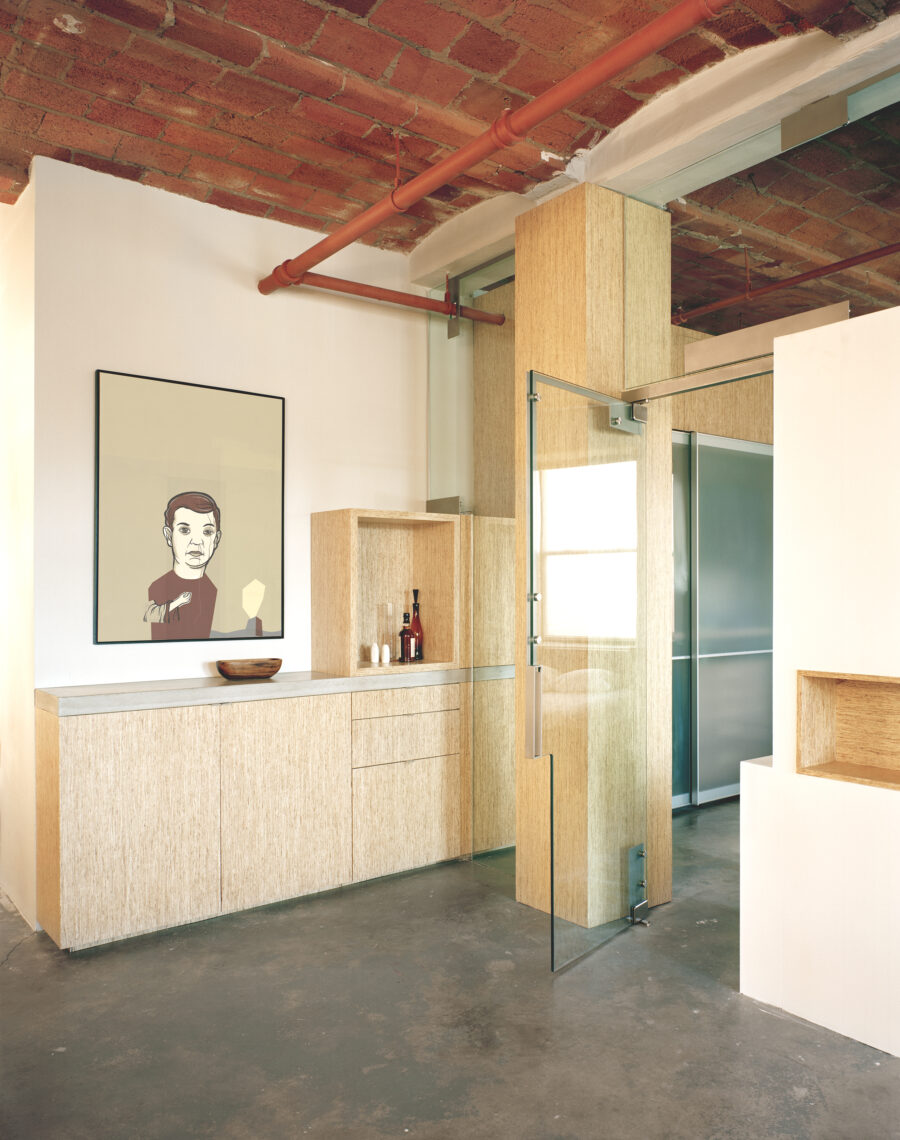 interlocking glass wall custom handle