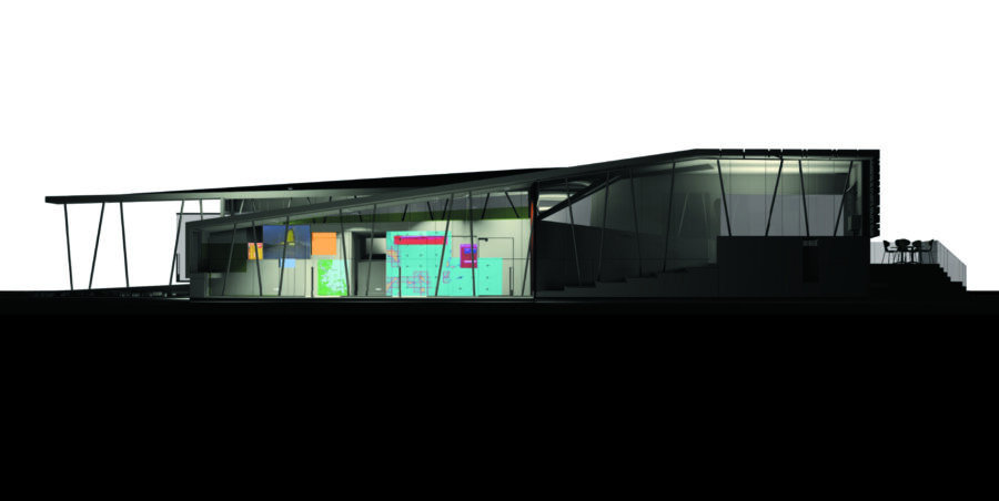 sectional perspective view