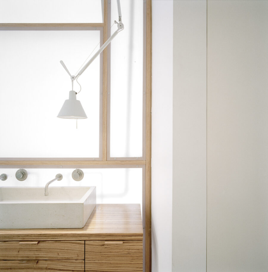 translucent wall panels bathroom