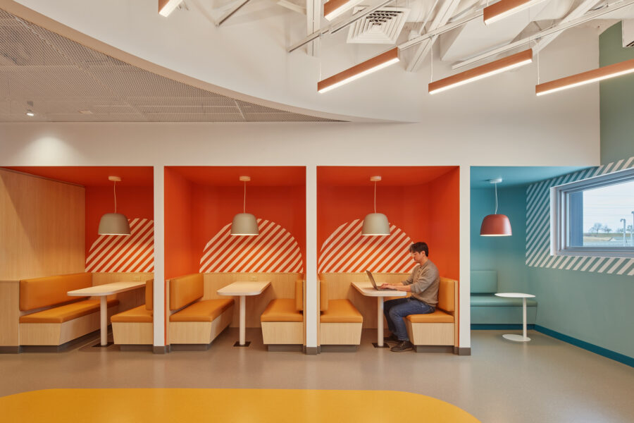 Boston EMS cafeteria food space