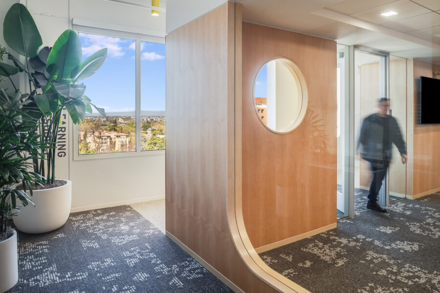 Northeastern University classroom entrance