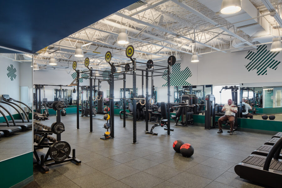 Boston EMS gym fitness area