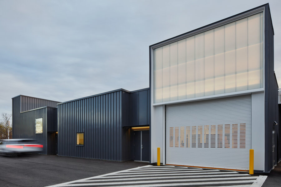Boston EMS ambulance bay