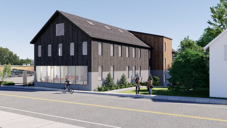 Street view of community center