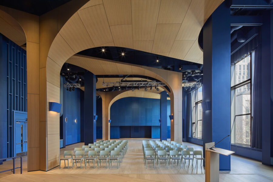 Ballroom wood arches