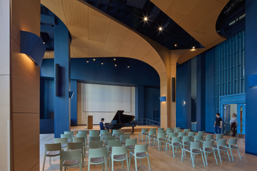 Ballroom wood arches
