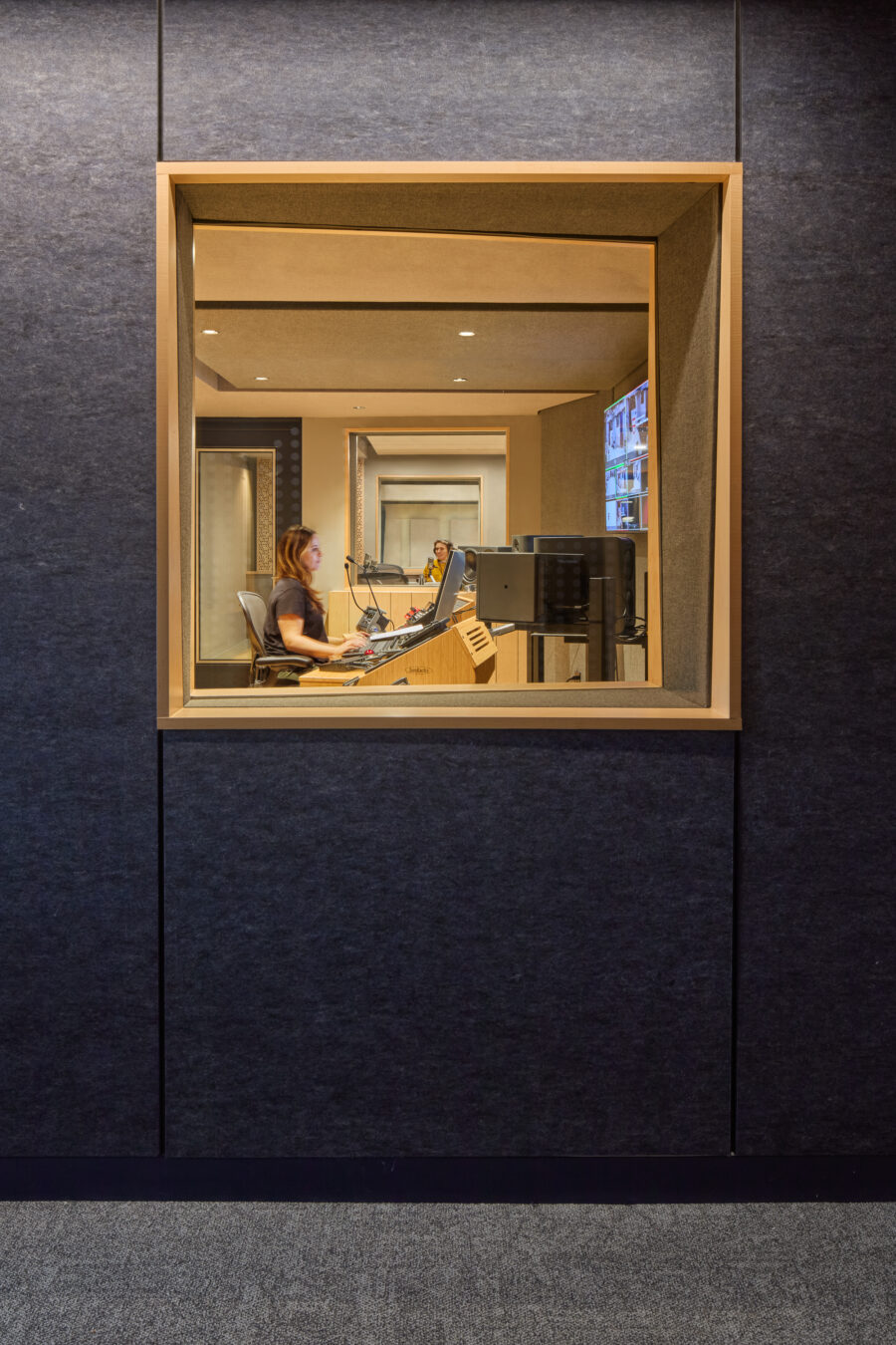 window into production spaces