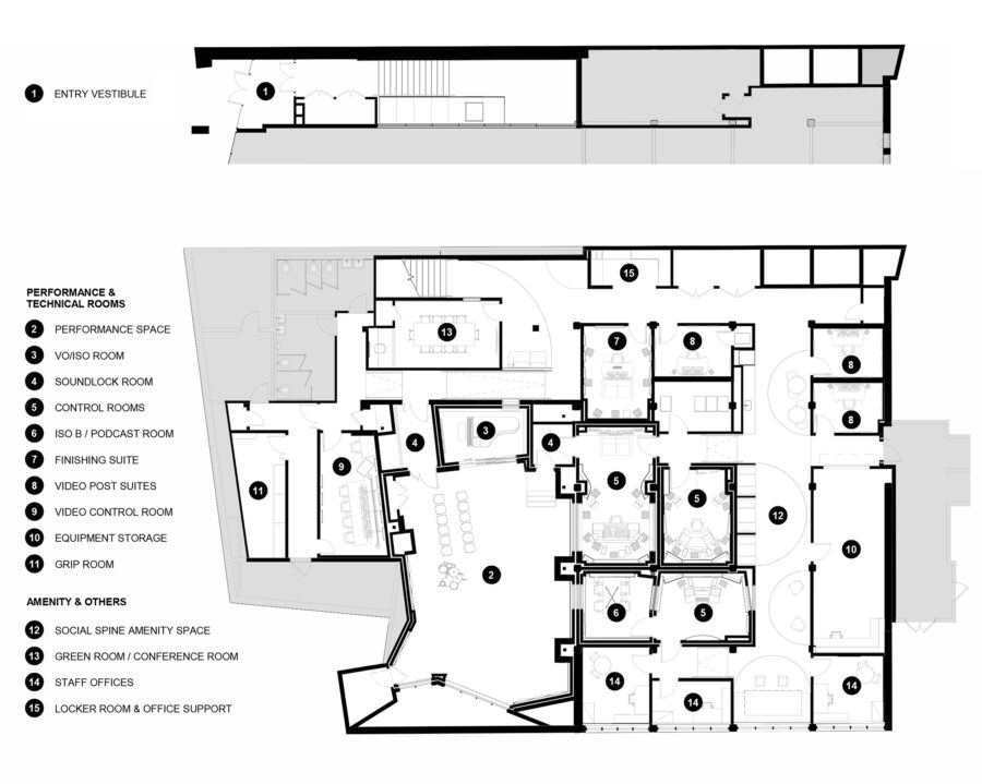 Harvard media production center floor plan