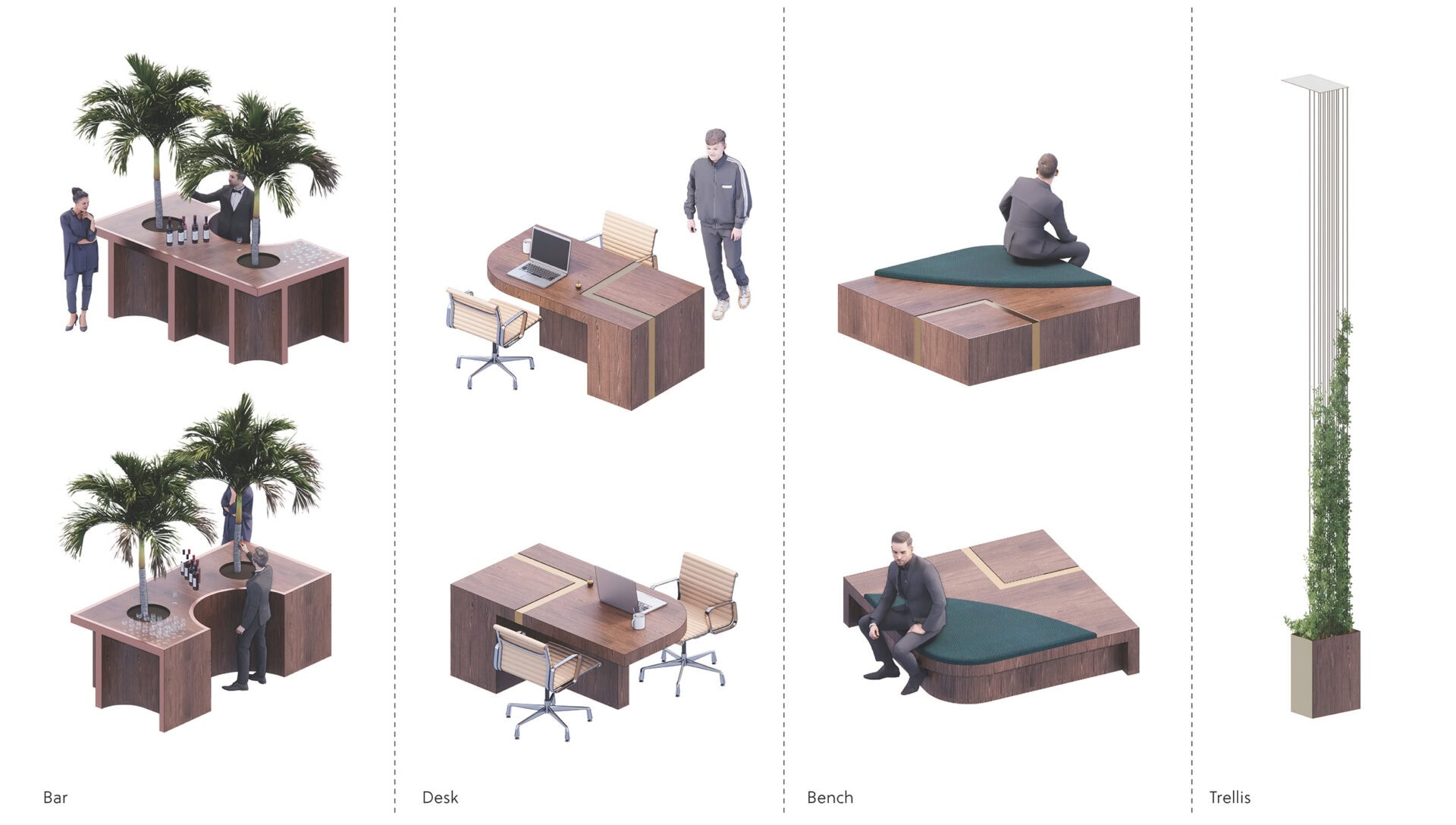 Michigan Central Detroit study lounge modular furniture types