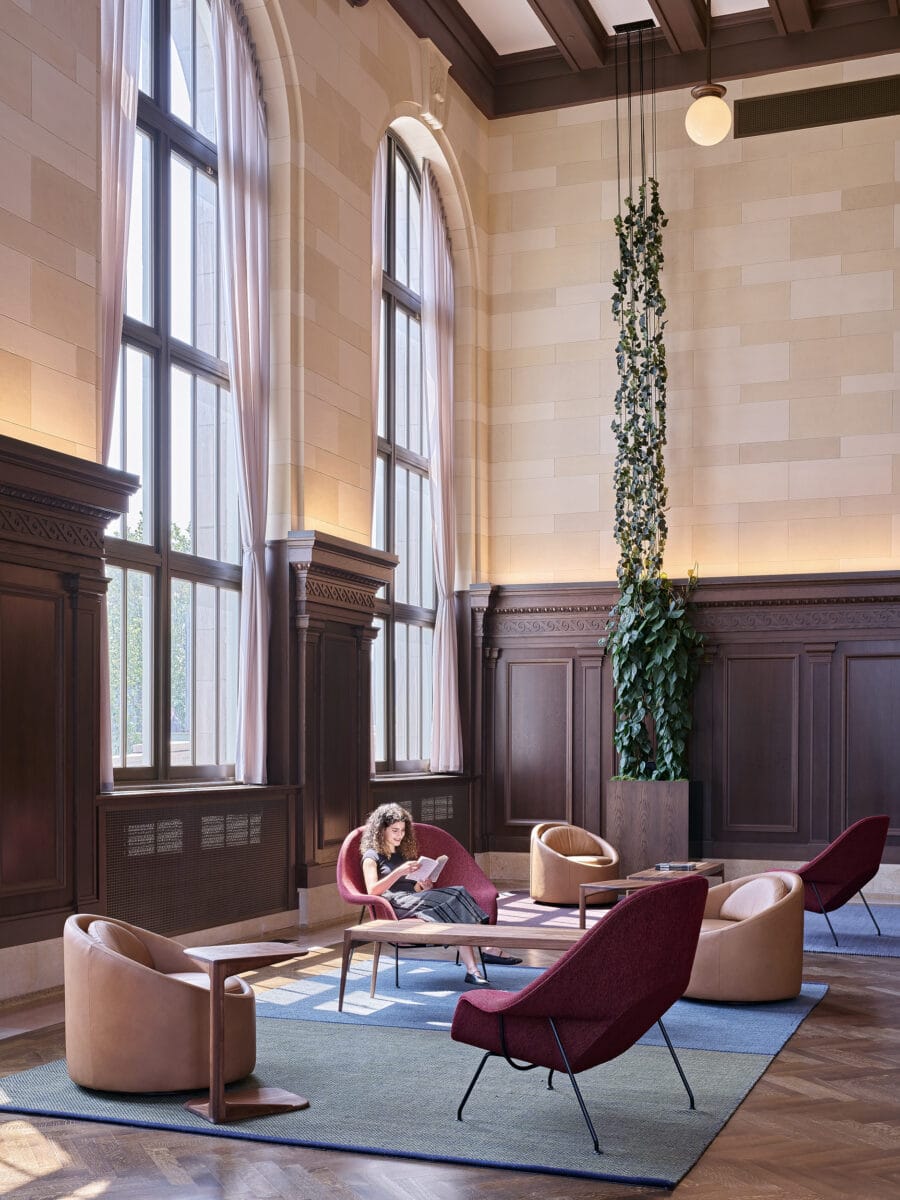 Michigan Central Detroit study lounge modular furniture